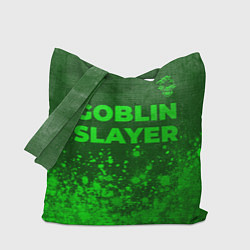 Сумка-шопер Goblin Slayer - green gradient посередине, цвет: 3D-принт