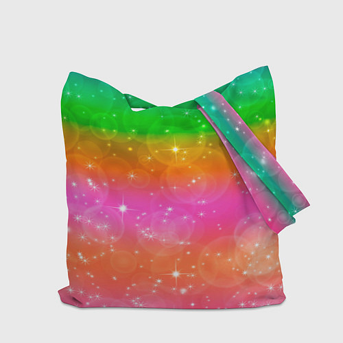 Сумка-шоппер Панда с кофе за ноутом / 3D-принт – фото 2