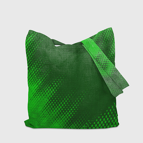 Сумка-шоппер Evangelion - green gradient вертикально / 3D-принт – фото 2