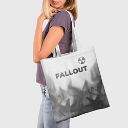 Сумка-шопер Fallout - white gradient посередине, цвет: 3D-принт — фото 2