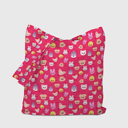 Сумка-шоппер Skzoo pattern pink