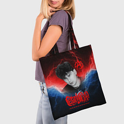 Сумка-шопер Сектор газа Юрий Хой, цвет: 3D-принт — фото 2