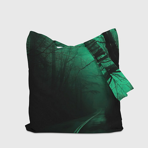 Сумка-шоппер Сектор газа зеленый фон / 3D-принт – фото 2