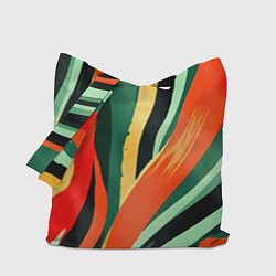 Сумка-шоппер Тропическая жаркая абстракция
