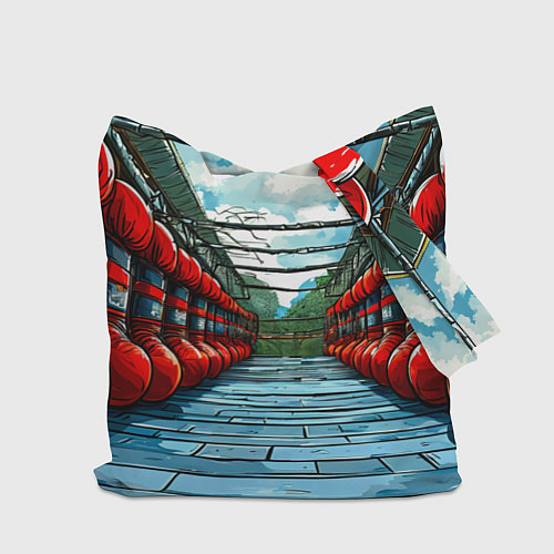 Сумка-шоппер Зал Муай Тай / 3D-принт – фото 2