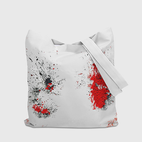 Сумка-шоппер Тайский боксер на белом / 3D-принт – фото 2