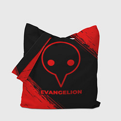 Сумка-шопер Evangelion - red gradient, цвет: 3D-принт