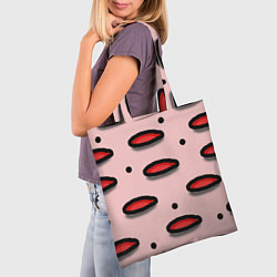Сумка-шопер Круги маркер - паттерн, цвет: 3D-принт — фото 2