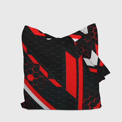 Сумка-шоппер Monster energy sport geometry / 3D-принт – фото 2