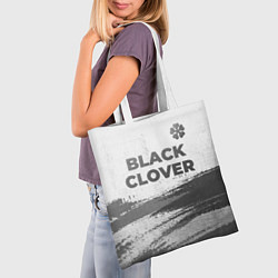 Сумка-шопер Black Clover - white gradient посередине, цвет: 3D-принт — фото 2