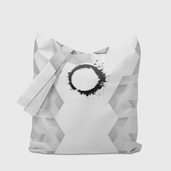 Сумка-шопер The Callisto Protocol white poly, цвет: 3D-принт