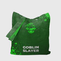 Сумка-шопер Goblin Slayer - green gradient по-центру, цвет: 3D-принт