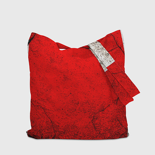 Сумка-шоппер Красно-белый мяч для регби / 3D-принт – фото 2