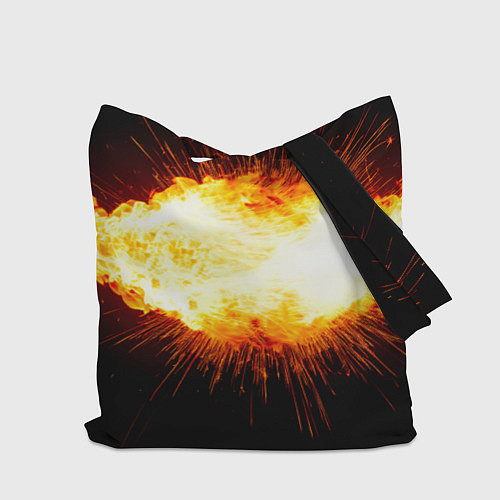 Сумка-шоппер Ядро для талкания в огне / 3D-принт – фото 2
