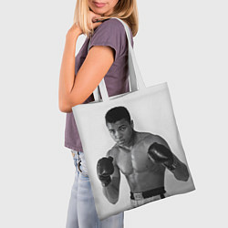 Сумка-шопер Молодой Мухаммед Али, цвет: 3D-принт — фото 2