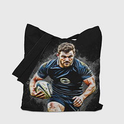 Сумка-шоппер Регбист на черном