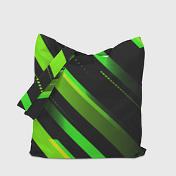 Сумка-шоппер Color black green