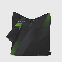 Сумка-шоппер Color black green