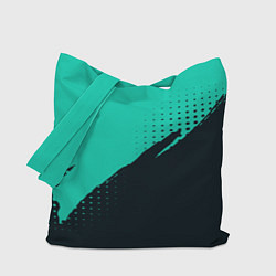 Сумка-шоппер Color black light blue