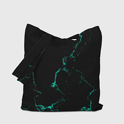 Сумка-шоппер Color black turquoise