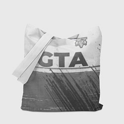 Сумка-шопер GTA - white gradient посередине, цвет: 3D-принт