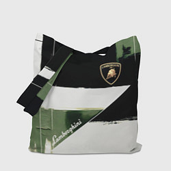 Сумка-шопер Ламборджини логотип, цвет: 3D-принт