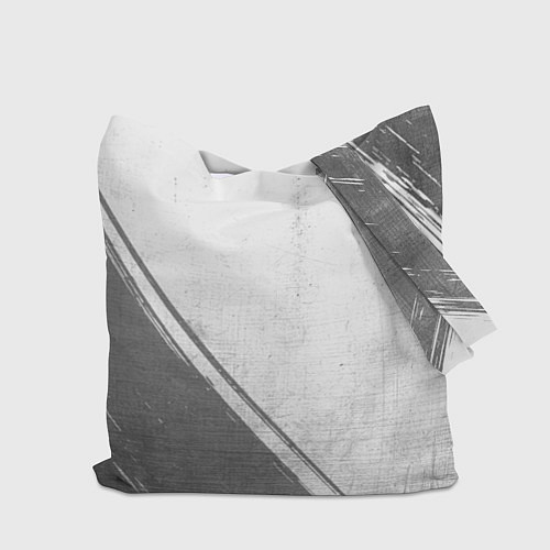 Сумка-шоппер Real Madrid - white gradient вертикально / 3D-принт – фото 2