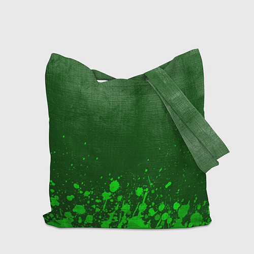 Сумка-шоппер Paramore - green gradient посередине / 3D-принт – фото 2