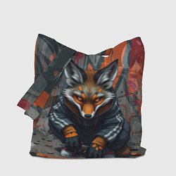 Сумка-шопер Лис из подворотни, цвет: 3D-принт