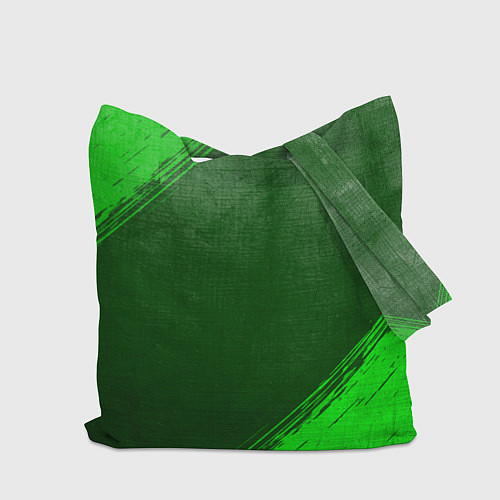 Сумка-шоппер In Flames - green gradient / 3D-принт – фото 2
