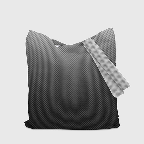 Сумка-шоппер Текстурированный градиент тёмно-серый / 3D-принт – фото 2