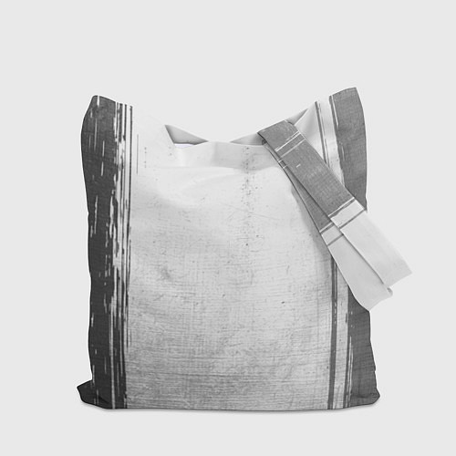 Сумка-шоппер Deep Purple - white gradient по-центру / 3D-принт – фото 2