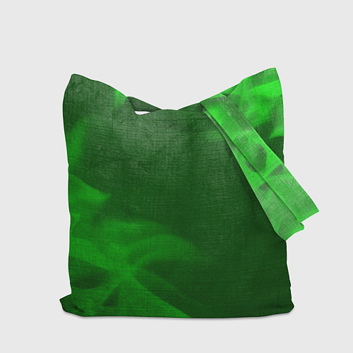Сумка-шоппер Counter Strike 2 - green gradient вертикально / 3D-принт – фото 2