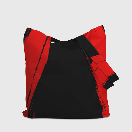Сумка-шоппер Fortnite - red gradient по-центру / 3D-принт – фото 2