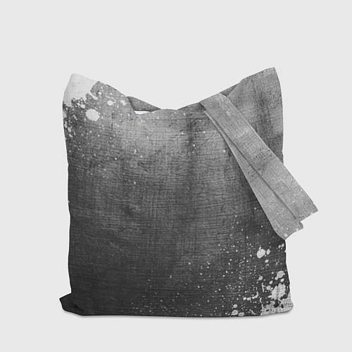 Сумка-шоппер Green Day - grey gradient по-центру / 3D-принт – фото 2