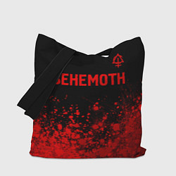 Сумка-шопер Behemoth - red gradient посередине, цвет: 3D-принт