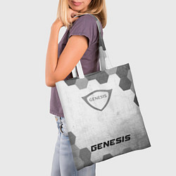 Сумка-шопер Genesis - white gradient по-центру, цвет: 3D-принт — фото 2