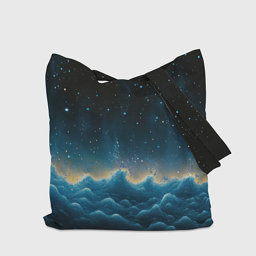 Сумка-шоппер ACDC логотип ледяной с молнией / 3D-принт – фото 2