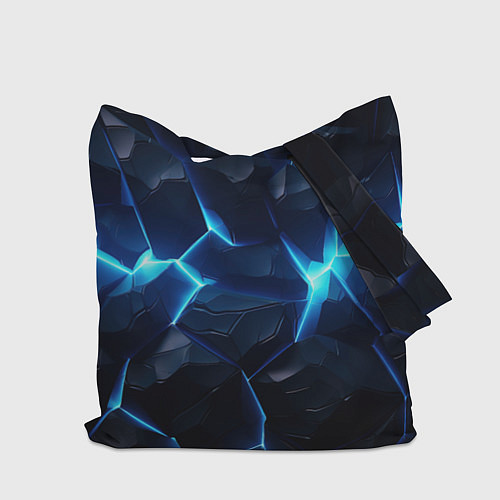 Сумка-шоппер ACDC ледяная текстура / 3D-принт – фото 2