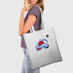 Сумка-шопер Колорадо Эвеланш - белый геометрический градиент, цвет: 3D-принт — фото 2