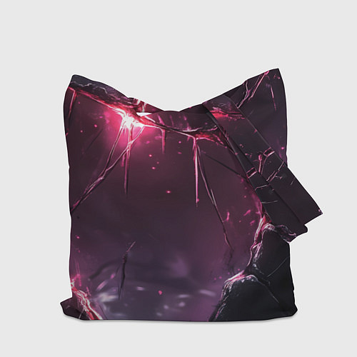 Сумка-шоппер Билли Айлиш в стиле киберпанк / 3D-принт – фото 2