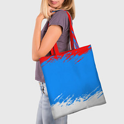 Сумка-шопер Патриот - флаг, цвет: 3D-принт — фото 2