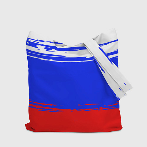 Сумка-шоппер Патриот - флаг / 3D-принт – фото 2