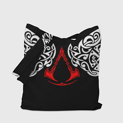 Сумка-шопер Силуэт ворона - Aссасинс Крид, цвет: 3D-принт