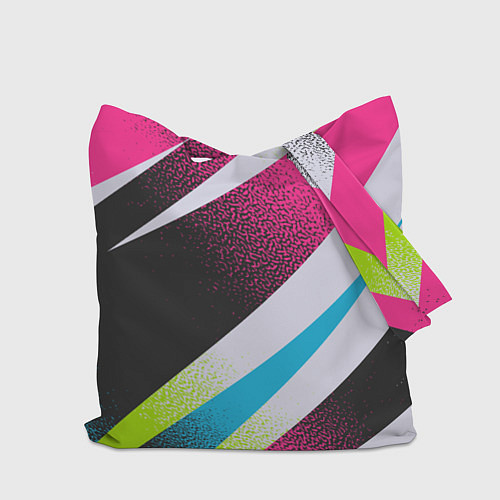 Сумка-шоппер Билли Айлиш в стиле мультфильма / 3D-принт – фото 2