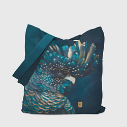 Сумка-шопер Попугай акварельный - big picture, цвет: 3D-принт