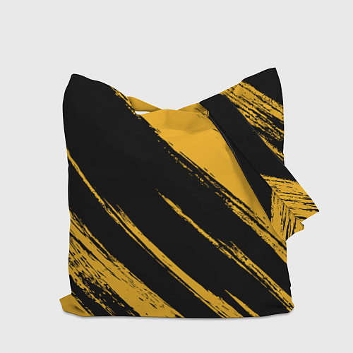 Сумка-шоппер Питтсбург Пингвинз - брызги краски / 3D-принт – фото 2