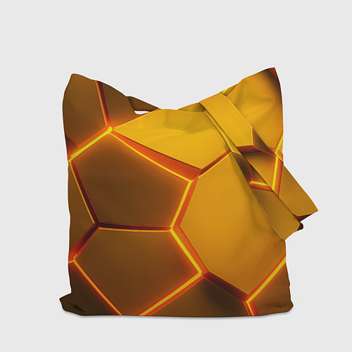 Сумка-шоппер Bones с цепью в шубе / 3D-принт – фото 2