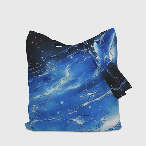 Сумка-шоппер Bones глаза закрыты / 3D-принт – фото 2