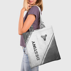 Сумка-шопер Destiny - white gradient вертикально, цвет: 3D-принт — фото 2